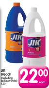 Jik Bleach(Excluding Brilliant White)-1.5L Each