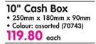 Aro 10" Cash Box-Each