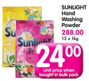Sunlight Hand Washing Powder-12x1kg
