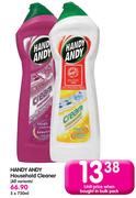 Handy Andy Household Cleaner(All Variants)-5x750ml