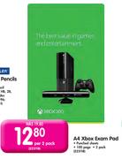 A4 Xbox Exam Pad-Per 2 Pack