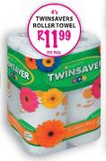 Twinsaver Roller Towel-4's Per Pack
