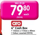 Aro 6" Cash Box-Each