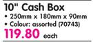 Aro 10" Cash Box-Each