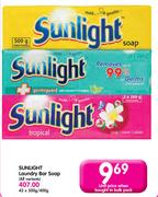 Sunlight Laundry Bar Soap(All Variants)-42x500/400g