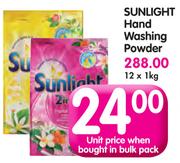 Sunlight Hand Washing Powder-12x1kg