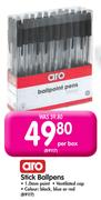 Aro Stick Ballpens-Per Box
