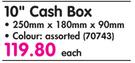 Aro 10" Cash Box-Each
