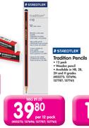  Staedtler Tradition Pencils-Per 12 Pack