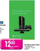 A4 Xbox Exam Pad-Per 2 Pack