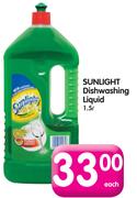  Sunlight Dishwashing Liquid-1.5L