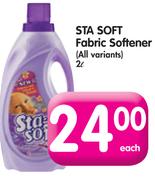Sta-Soft Fabric Softener(All Variants)-2L