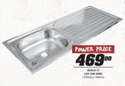 Build It Lay On Sink-1200mmx480mm