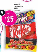 Nestle Chocolate Bars Assorted-5's
