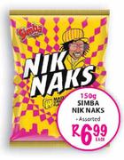 Simba Nik Naks Assorted-150g each