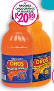 Brookes Oros Orange or Naartjie-2 Ltr each
