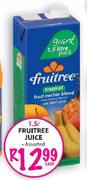Fruitree Juice Assorted-1.5 Ltr each