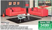 Milano Decor 2.5 Division Casanova Couch-Each