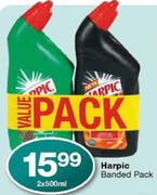 Harpic Banded Pack-2x500ml