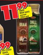 Pakco Braai Sauces Assorted-250ml Each