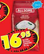 Allsome Halfgaar Langkorrel Rys-2kg