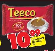 Teeco Lynlose Teesakkies-100's