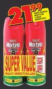 Target Mortein Insecticide Banded Pack-2 x 300ml 
