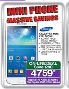 Samsung Galaxy S4 Mini Cellphone