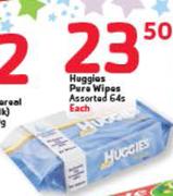 Huggies Pure Wipes-64s