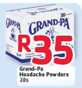 Grand-Pa Headache Powders- 38's