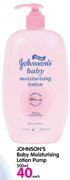 Johnson's Baby Moisturising Lotion Pump-500Ml