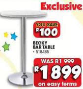 Exclusive Becky Bar Table