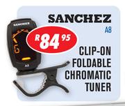 Sanchez Clip-On Foldable Chromatic Tuner A8