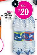 Foodco Aquelle Flavoured Drinks-5x500ml