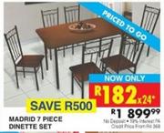 Madrid 7 Piece Dinette Set
