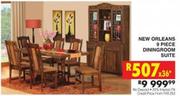 New Orleans 9 Piece Dining Room Suite
