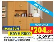 Smart Buy 1 Piece Kitchen Scheme Plus Base Unit