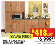 Misty Oak 5 Piece Kitchen Scheme