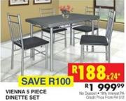 Vienna 5 Piece Dinette Set