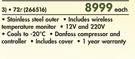 Camp Master Fridge/Freezer-72ltr