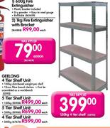 Geelong 4 Tier Shelf Unit 350Kg-Each