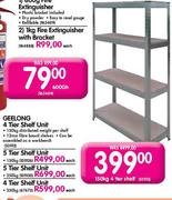 Geelong 4 Tier Shelf Unit-150Kg