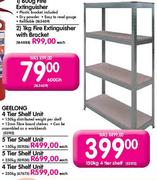 Geelong 5 Tier Shelf Unit 350Kg-Each 
