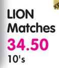 Lion Matches-10's