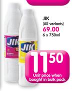 Jik (All Variants) 6 x 750ml