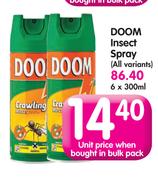 Doom Insect Spray-300ml Each