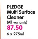 Pledge Multi Surface Cleaner(All Variants)-6x275ml