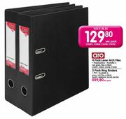 Aro 4 Pack Lever Arch Files Per Pack
