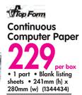 Continuous Computer Paper-Per Box