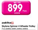 Paklite Skylane Spinner 4 Wheeler Trolley-71cm
